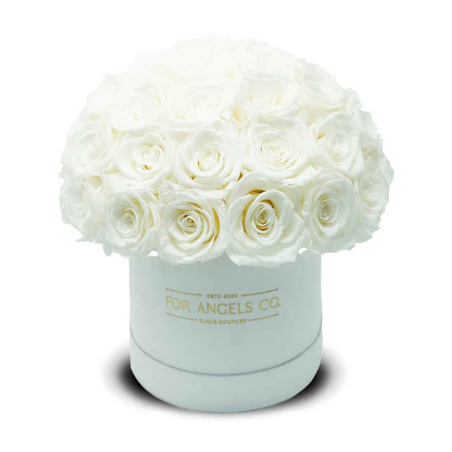 Angel Collection White Box - White Roses