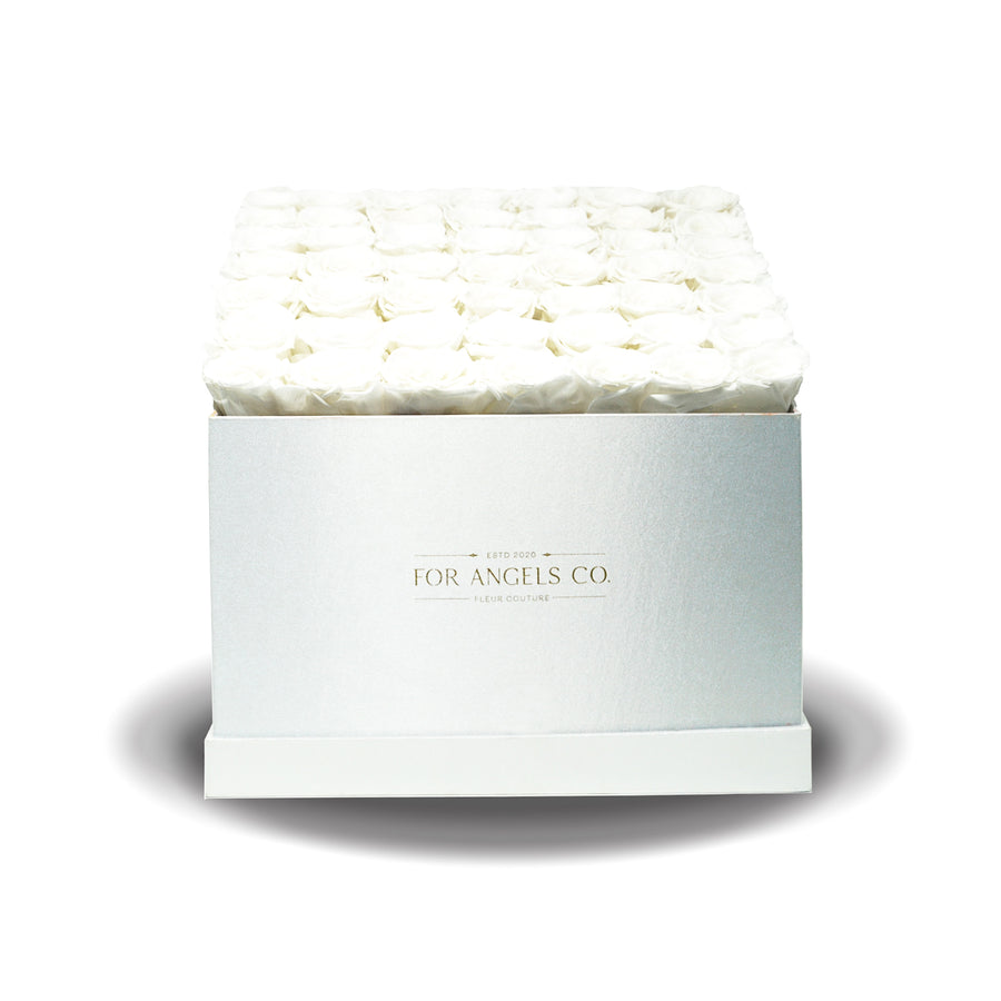 Heavenly Collection White Box - White Roses