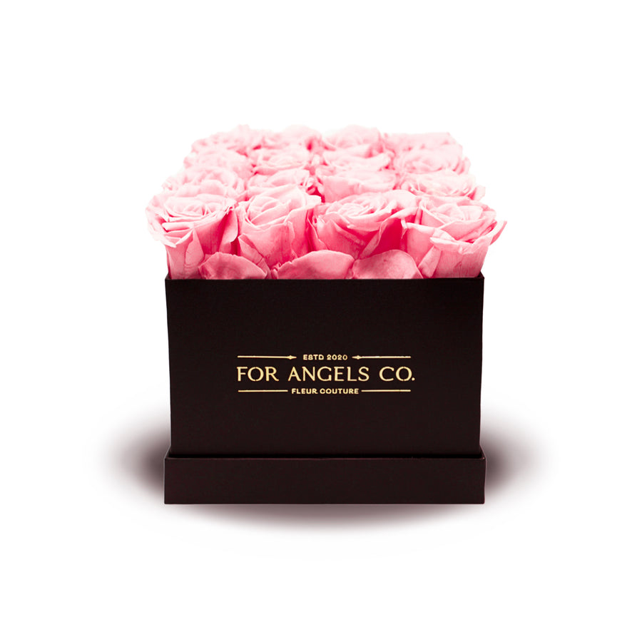 Forever Collection Black Box - Pink Roses